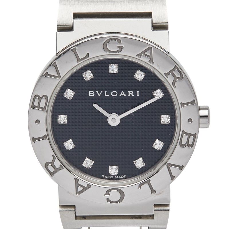 ブルガリ ブルガリブルガリ 12Pダイヤ BBL26S ステンレススチール レディース BVLGARI 1-0239445
