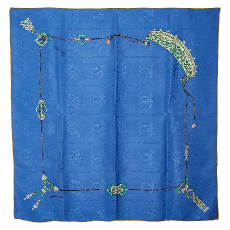 カルティエ ブルー マルチ シルク レディース CARTIER 1-0239890