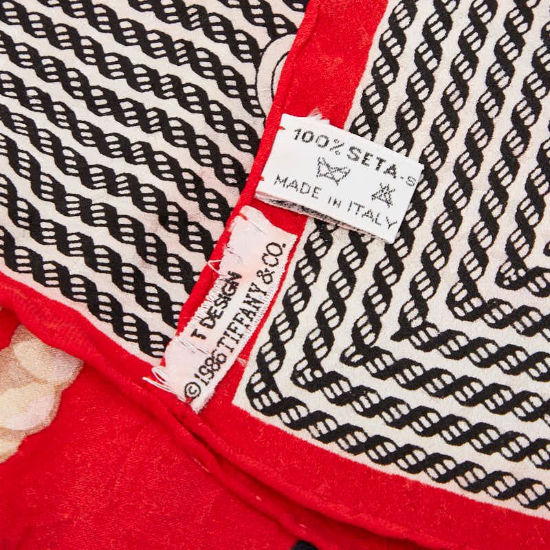  ティファニー レッド マルチ シルク レディース TIFFANY Co 1 0239892 その他 小物