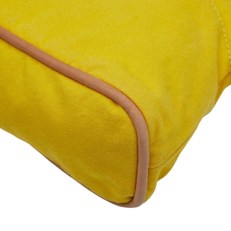 お楽しみに。 エルメス ボリードポーチ25 ポーチ 小物入れ イエロー キャンバス レディース HERMES 1-0240019