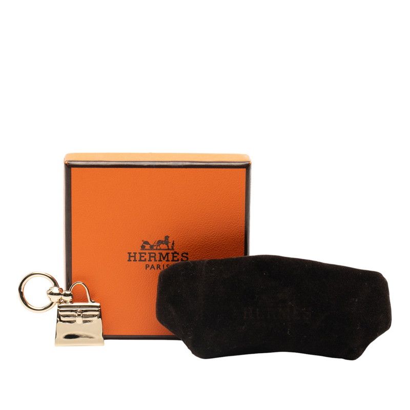 エルメス　　ツイリー エルメス ミニケリー ツイリー用 リング バッグモチーフ シャンパン