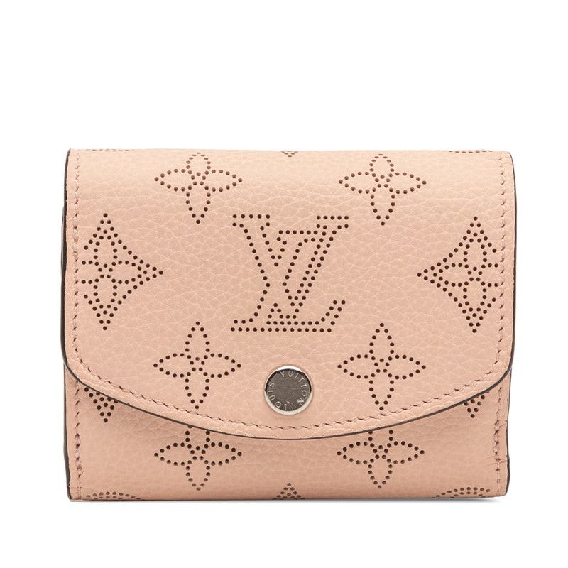 ルイ ヴィトン モノグラム マヒナ ポルトフォイユ イリスXS M67499 マグノリア ピンク レザー レディース LOUIS VUITTON 1-0240583