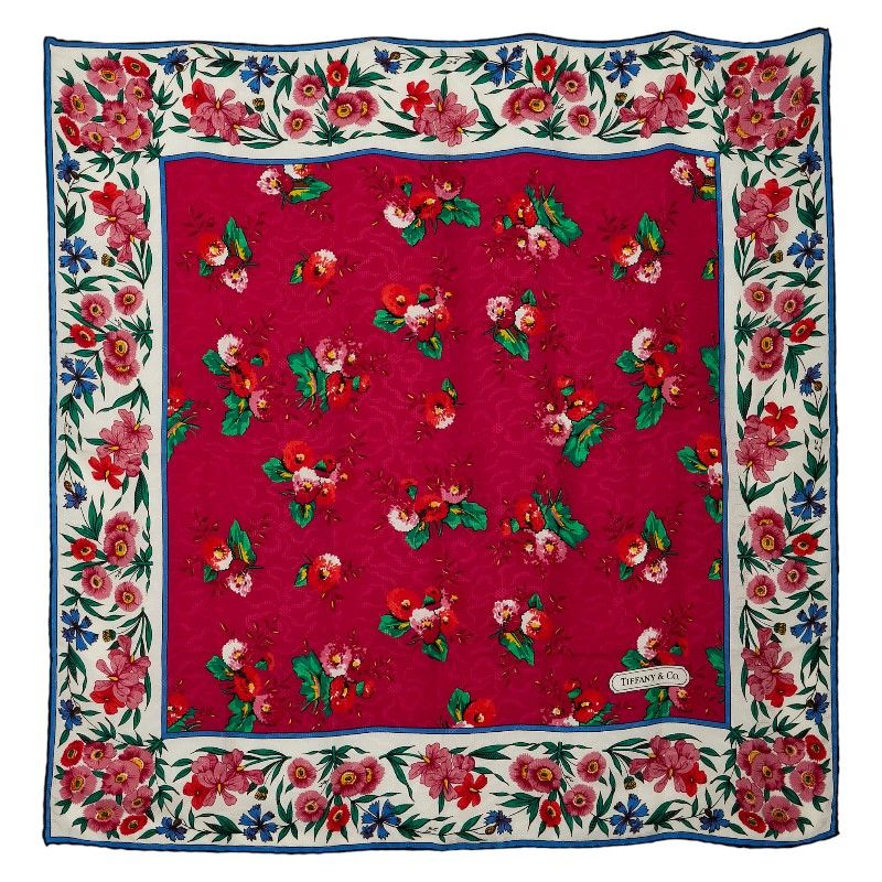 ティファニー フラワー 花柄 ホワイト マルチ レディース TIFFANY-Co. 1-0241044