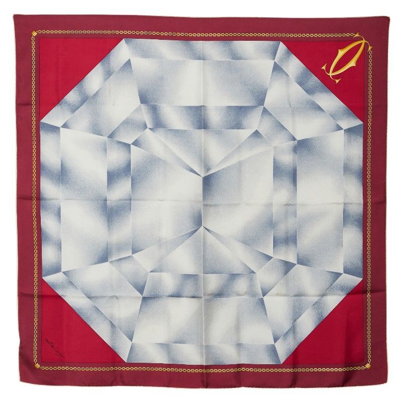 カルティエ レッド マルチ シルク レディース CARTIER 1-0241045