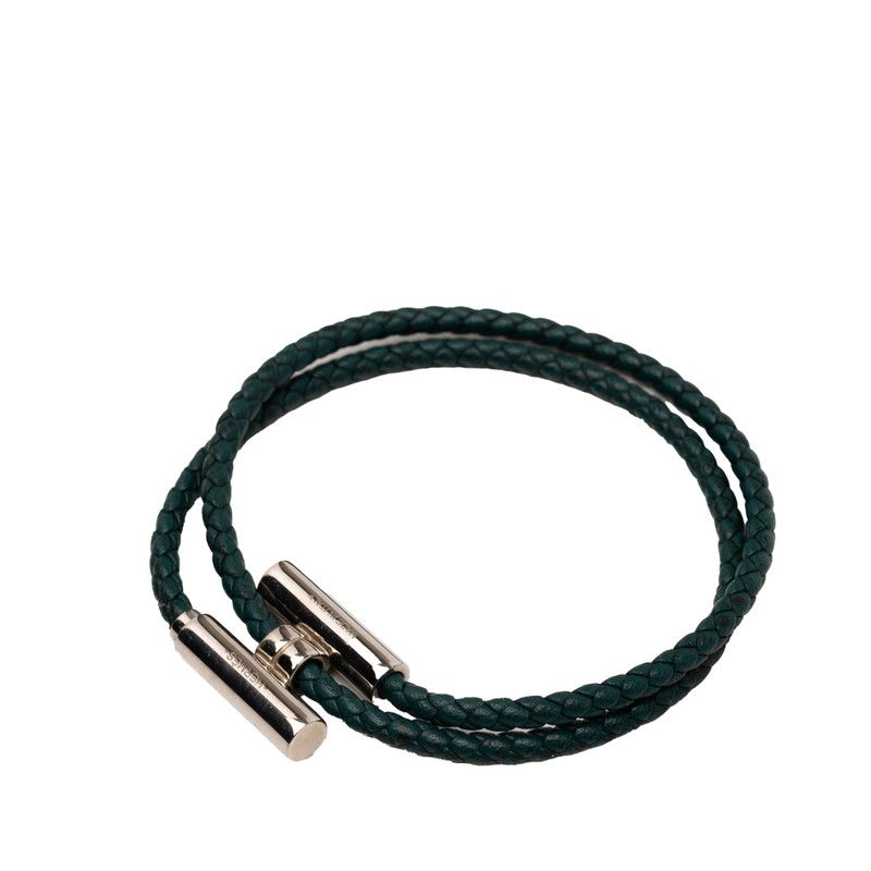 エルメス トゥルニ トレッセ グリーン系 レザー レディース HERMES 1-0241078