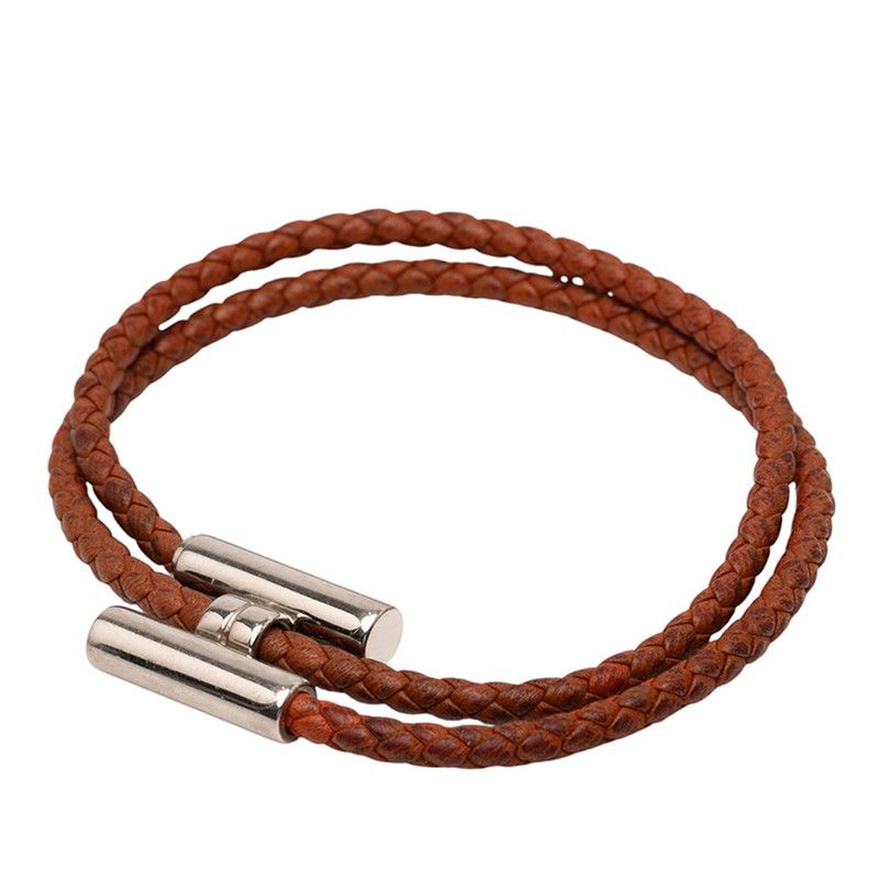 エルメス トゥルニ トレッセ ブラウン レザー レディース HERMES 1-0241079