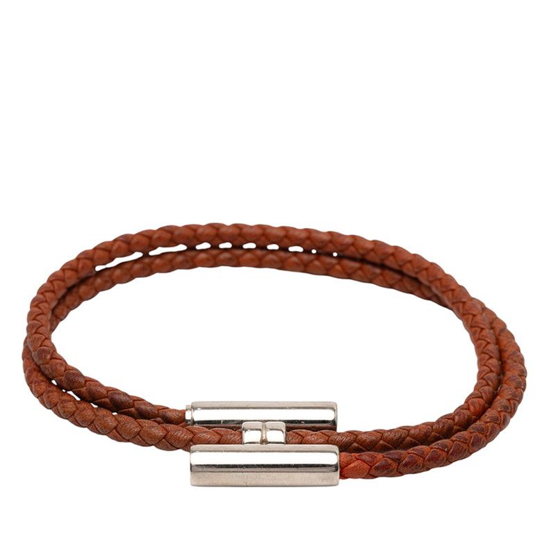 エルメス トゥルニ トレッセ ブラウン レザー レディース HERMES 1-0241079