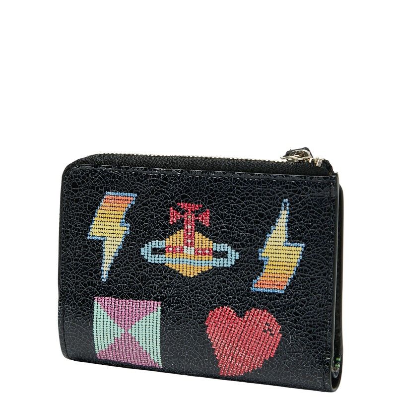 ヴィヴィアンウエストウッド オーブ スカル ブラック マルチ レザー レディース Vivienne Westwood 1-0241210