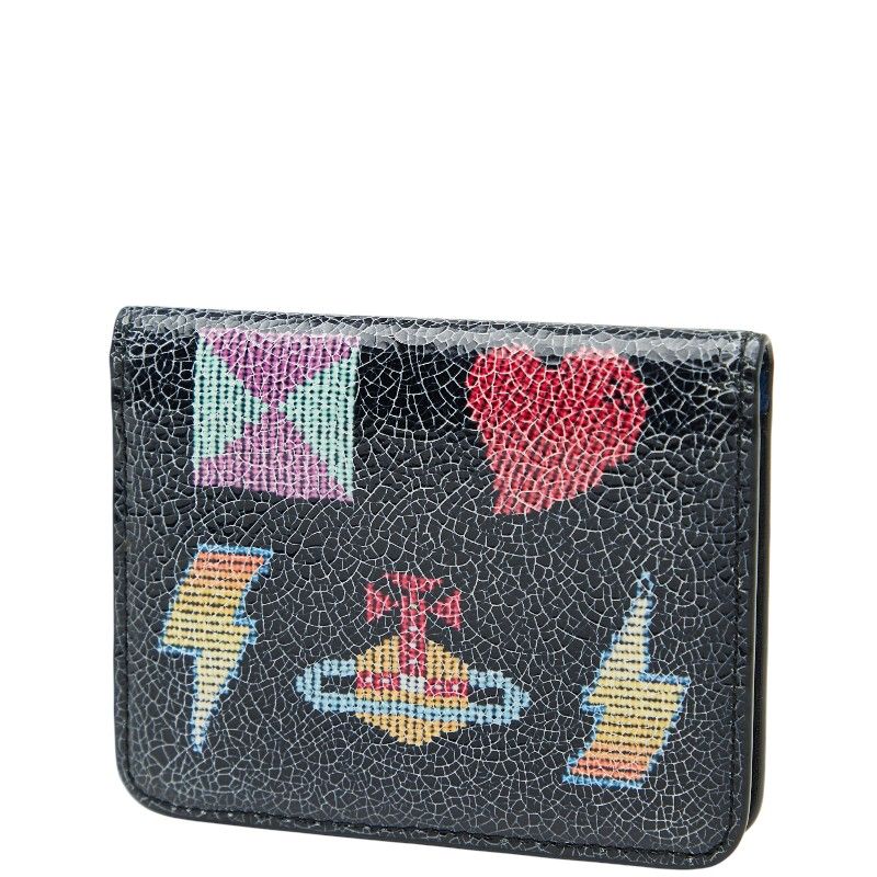 ヴィヴィアンウエストウッド オーブ スカル ブラック マルチ レザー レディース Vivienne Westwood 1-0241211