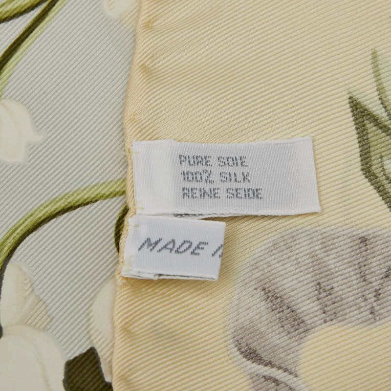  ディオール フラワー 花柄 イエロー マルチ シルク レディース Dior 1-0241281 その他 小物