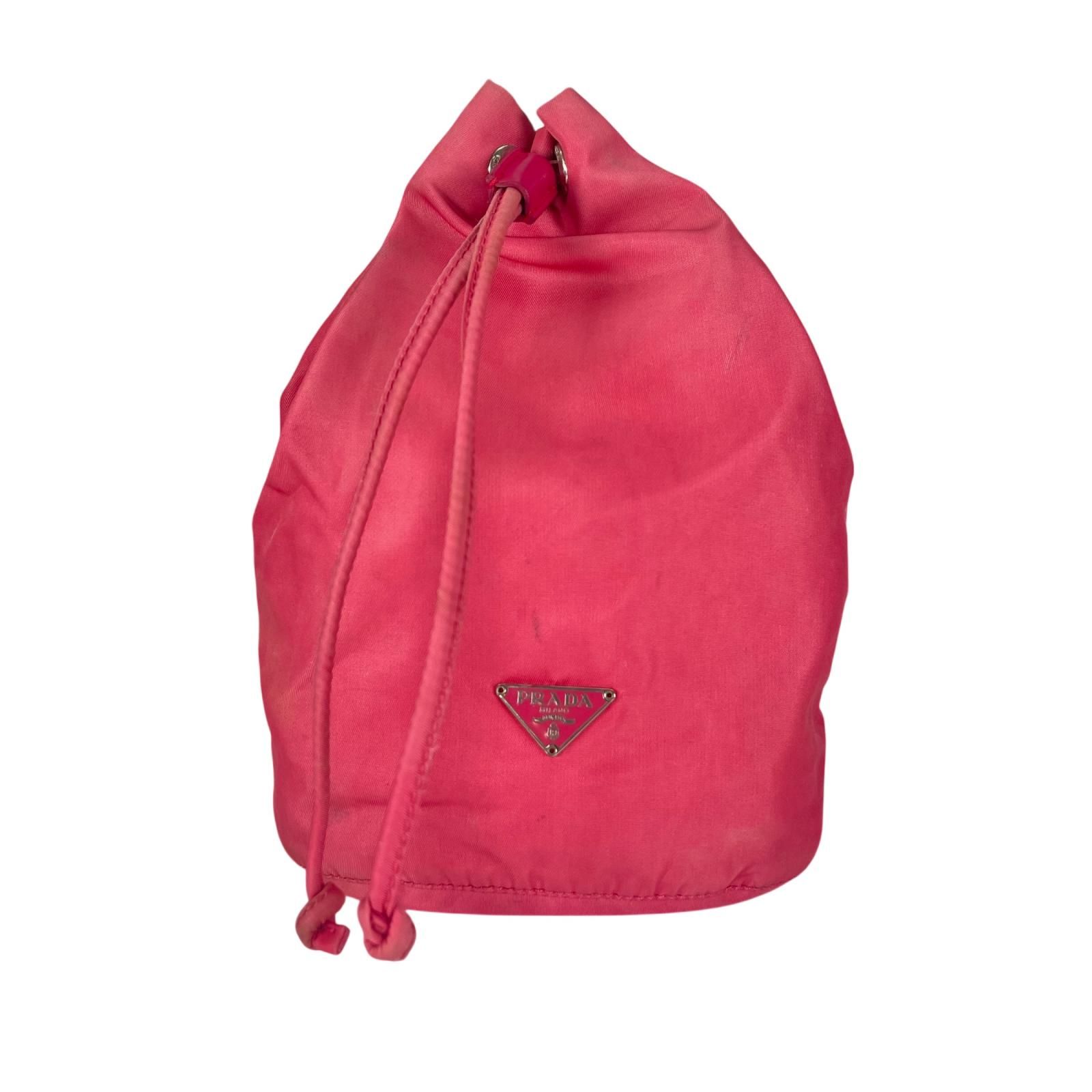 PRADA プラダ MV 369 その他バッグ ナイロン ピンク レディース