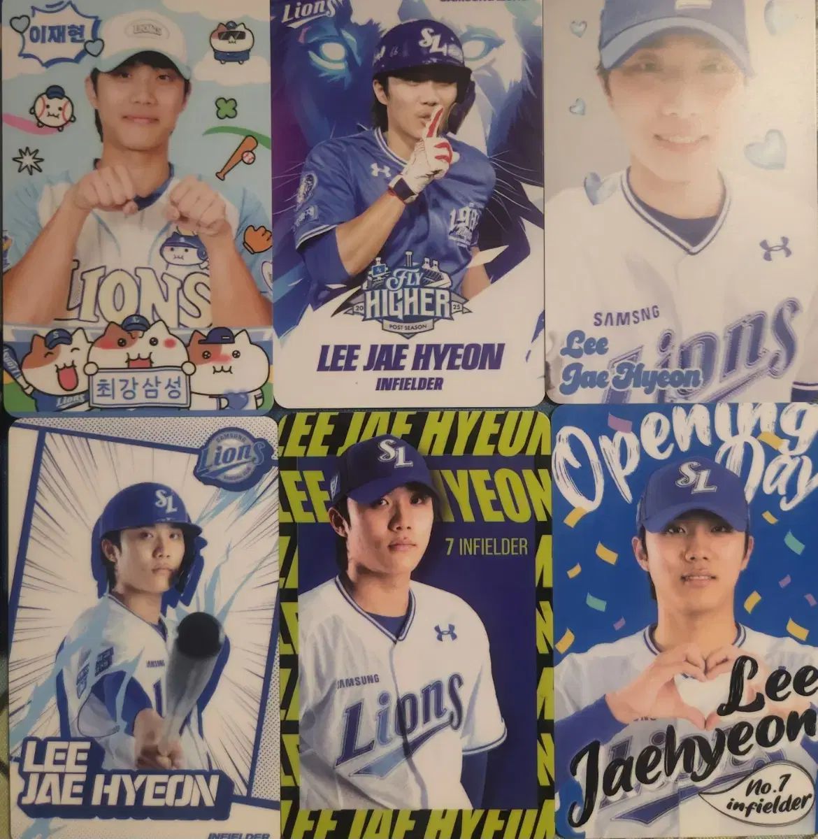 サムスン ライオンズ ヒョンジェ HYUNJAE イジェヒョン トレカ 6枚