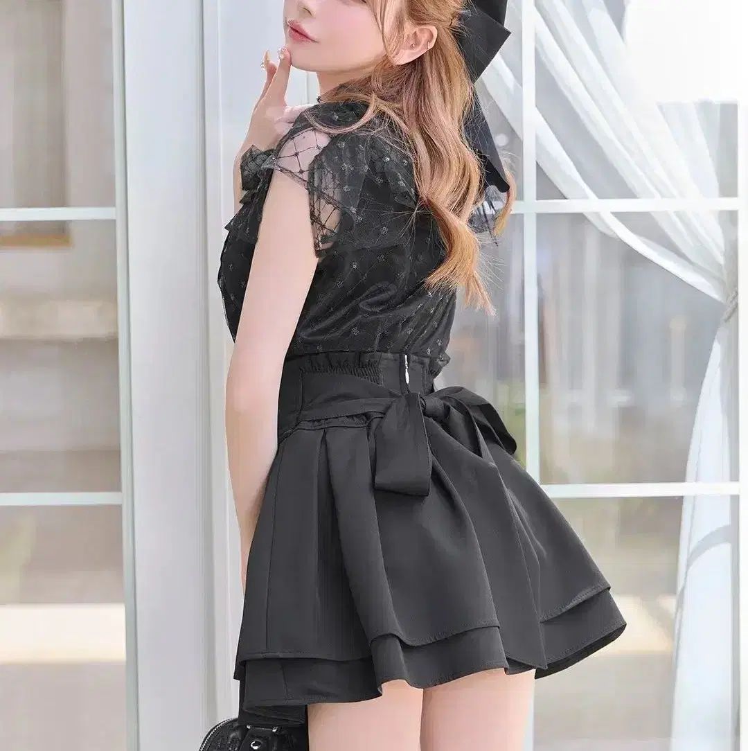 量産型地雷系ミシェルマカロン バックリボンスカート s