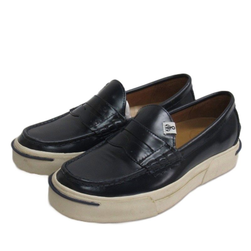 ビズビム VISVIM × SOPHNET コインローファー スニーカー SOHP-130181 ネイビー 26cm