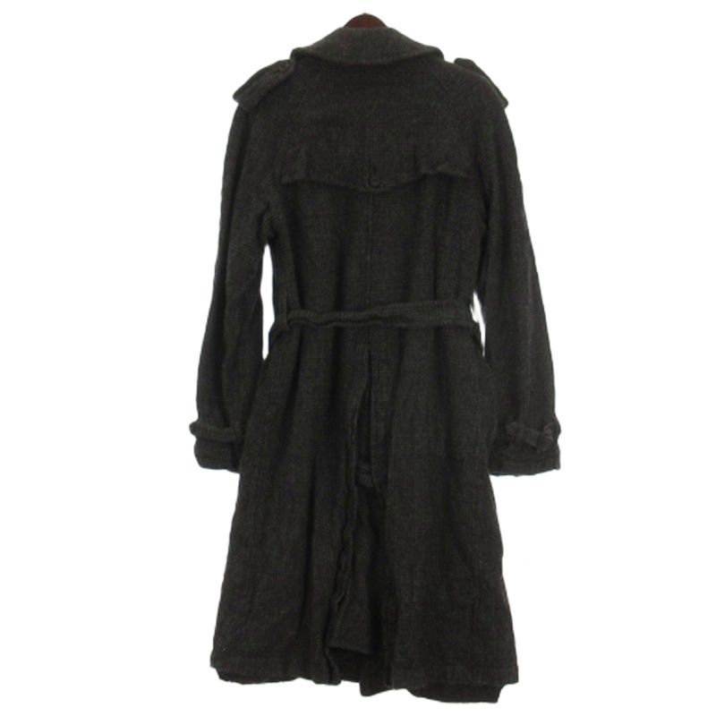 チェック トレンチコート