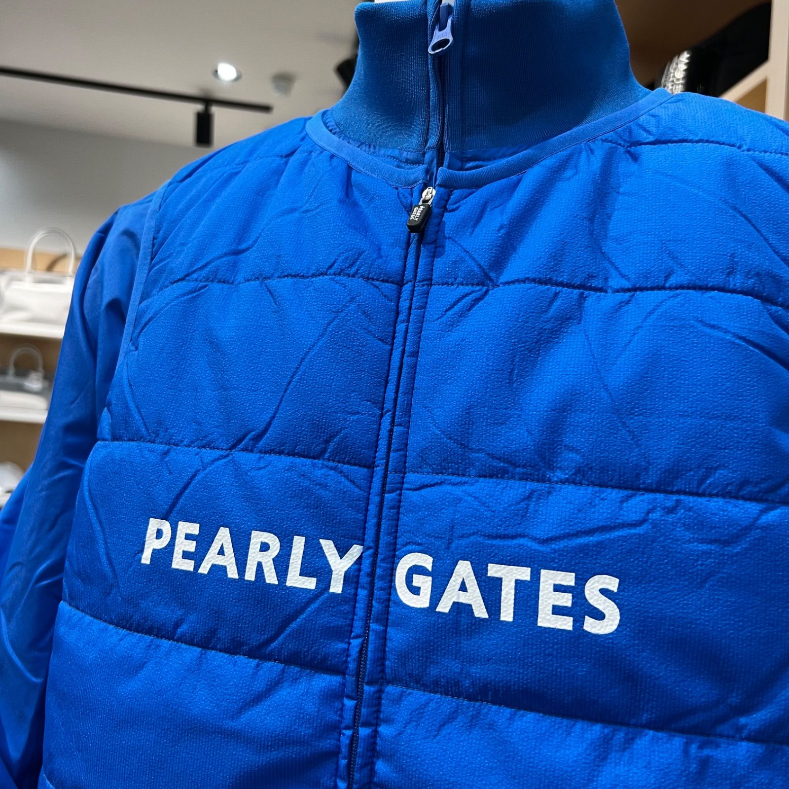 PEARLY GATES PGisPGNyリップストップ_タフレックス×サーモトロン中綿ツインブルゾン サイズ６