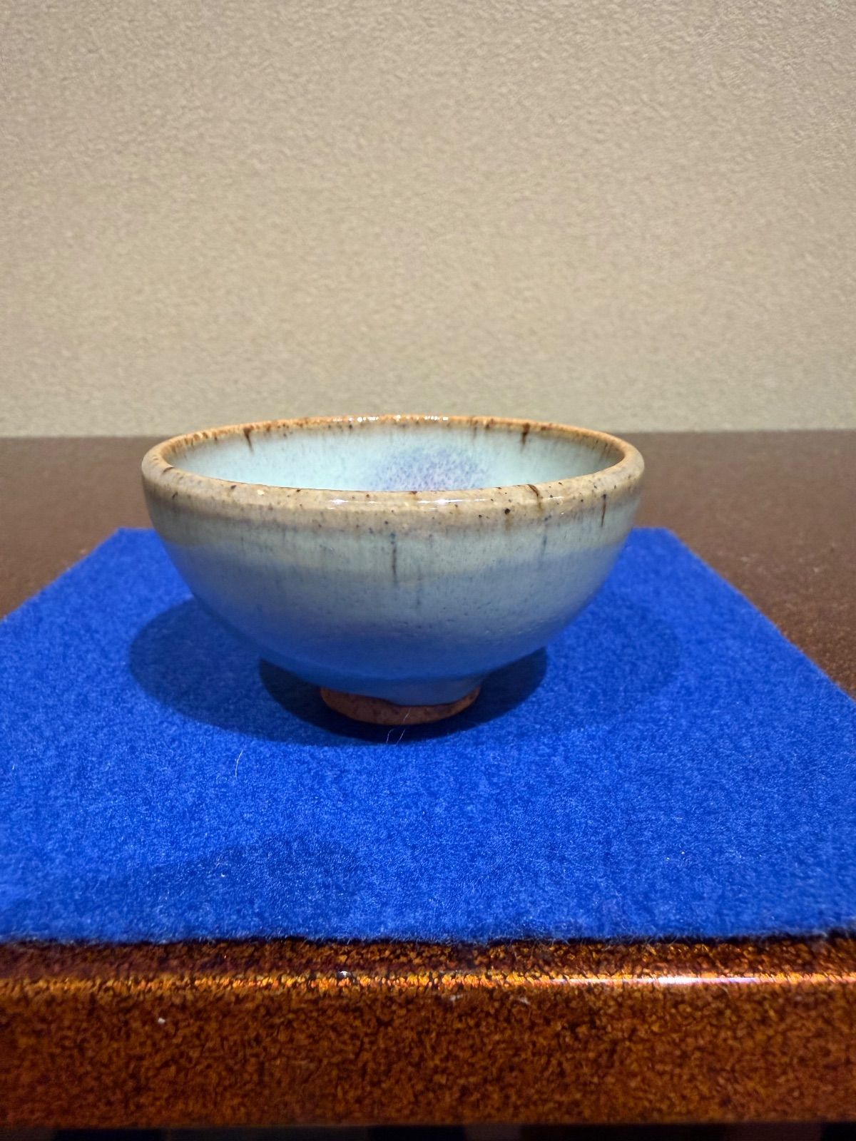 中国古美術 均窯 爐均窯酒杯 酒器 ぐいのみ 唐物古玩 古美術