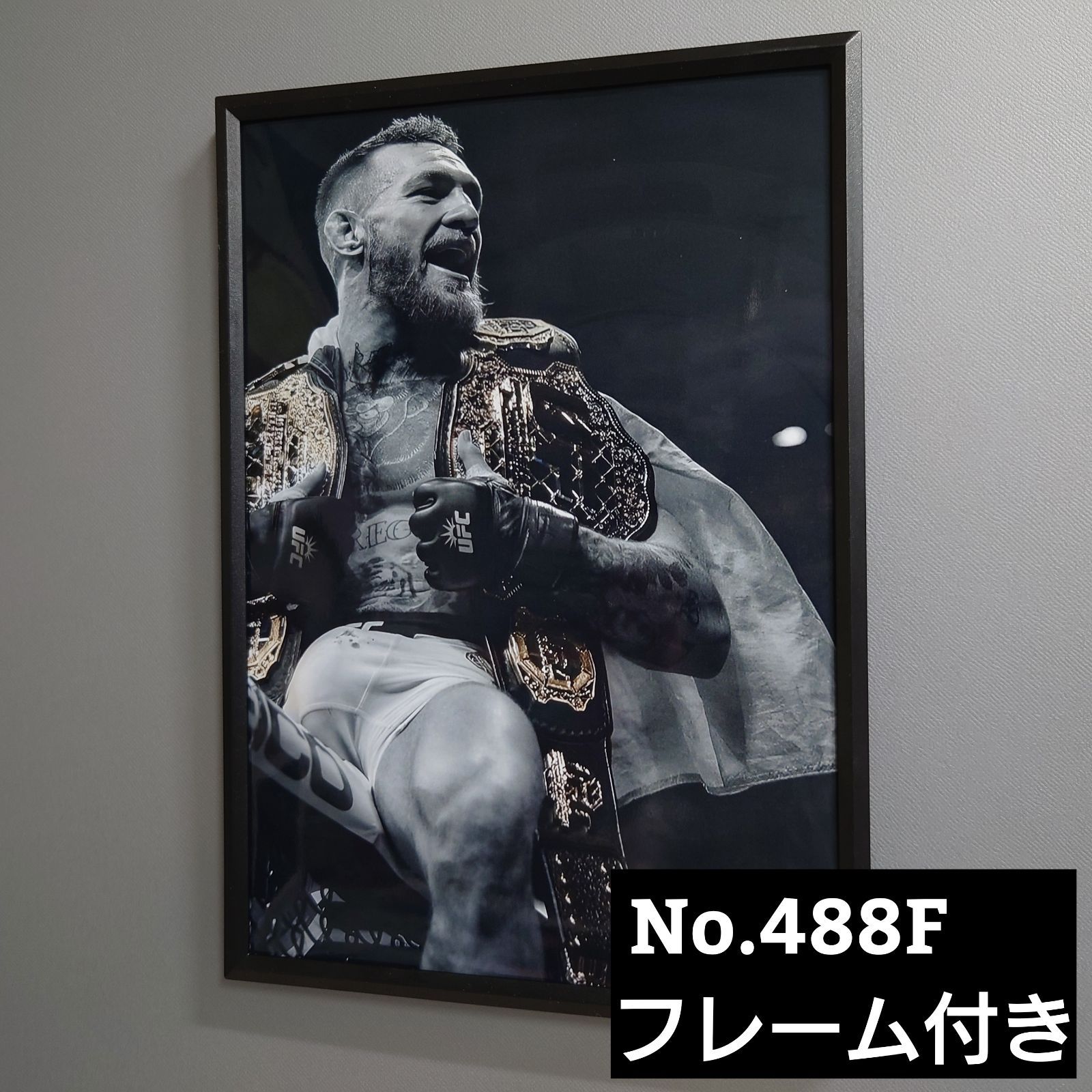 No.488F A4 コナー・マクレガー ポスター 写真 アート スポーツ 格闘技