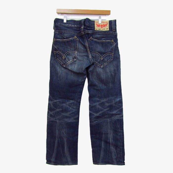 リーバイス デニムパンツ ジーンズ ジーパン 503 コットン ブランド ボトムス メンズ 32サイズ インディゴ Levi's 【中古】