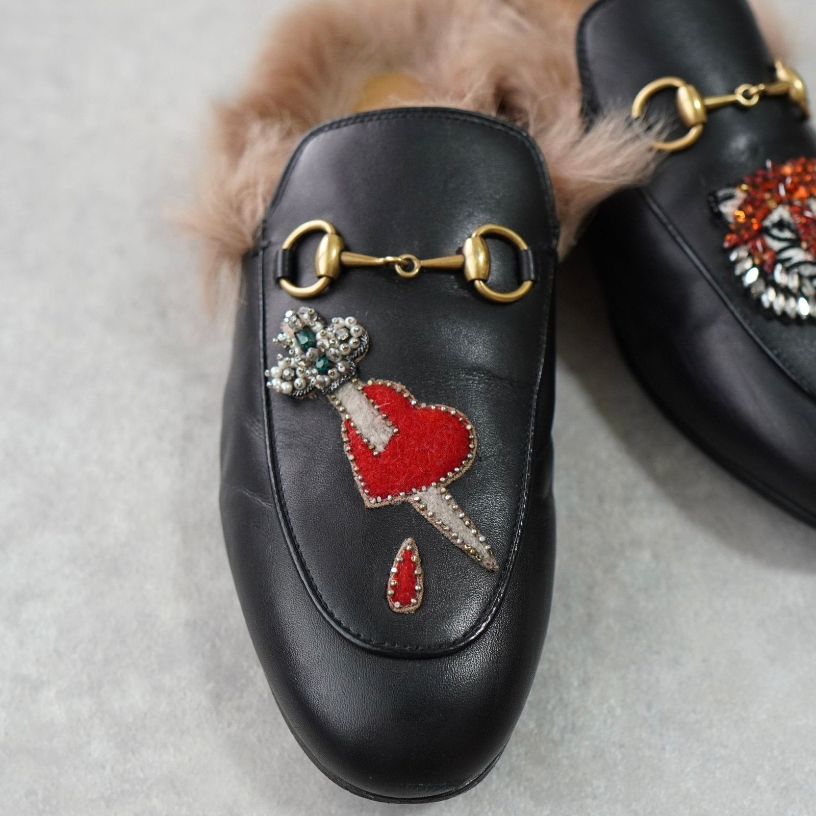 グッチ ホースビット レザー ミュール プリンスタウン 35 T25051003 グッチ ホースビット レザー ミュール プリンスタウン 35 T25051003