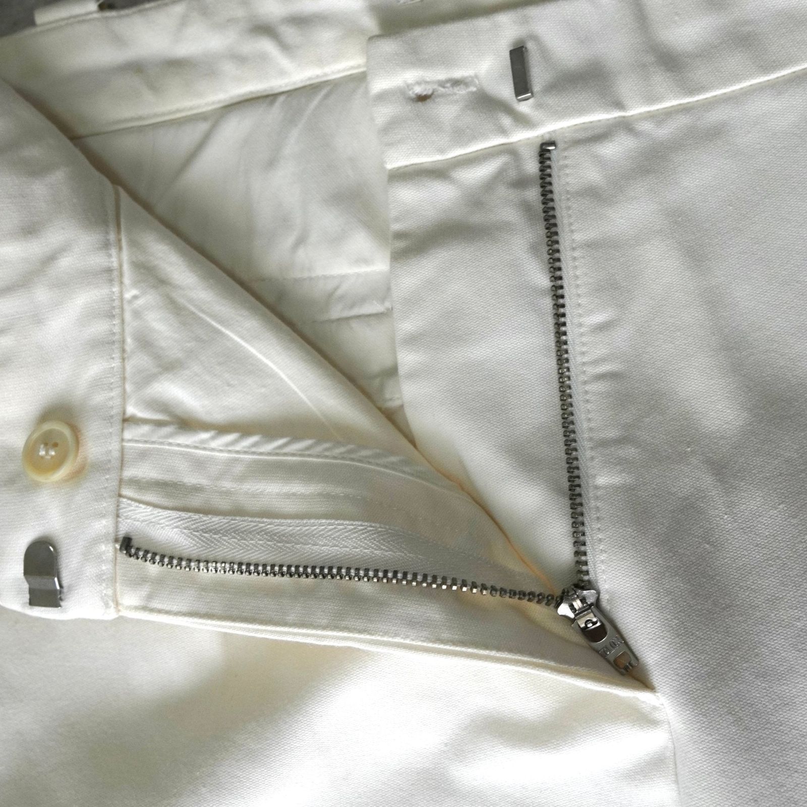 コットンパンツ アイボリー