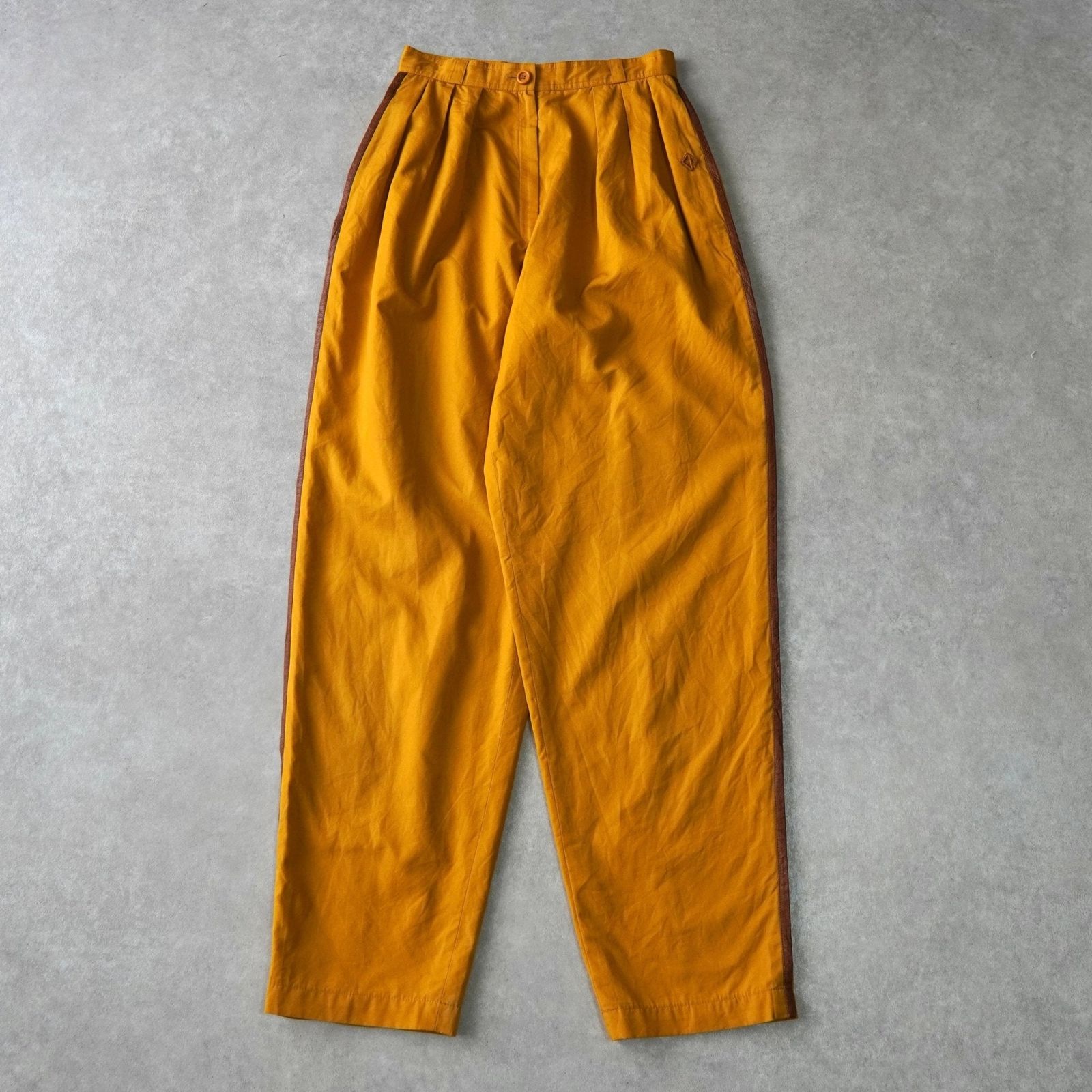 クリスチャン ディオール ヴィンテージ サイドライン カーゴパンツ イエロー レディース