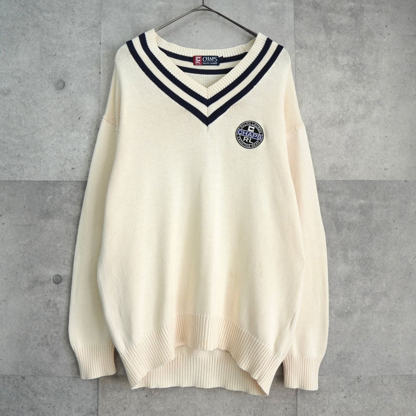 チャップス ラルフローレン チルデンニット アイボリー - メルカリ