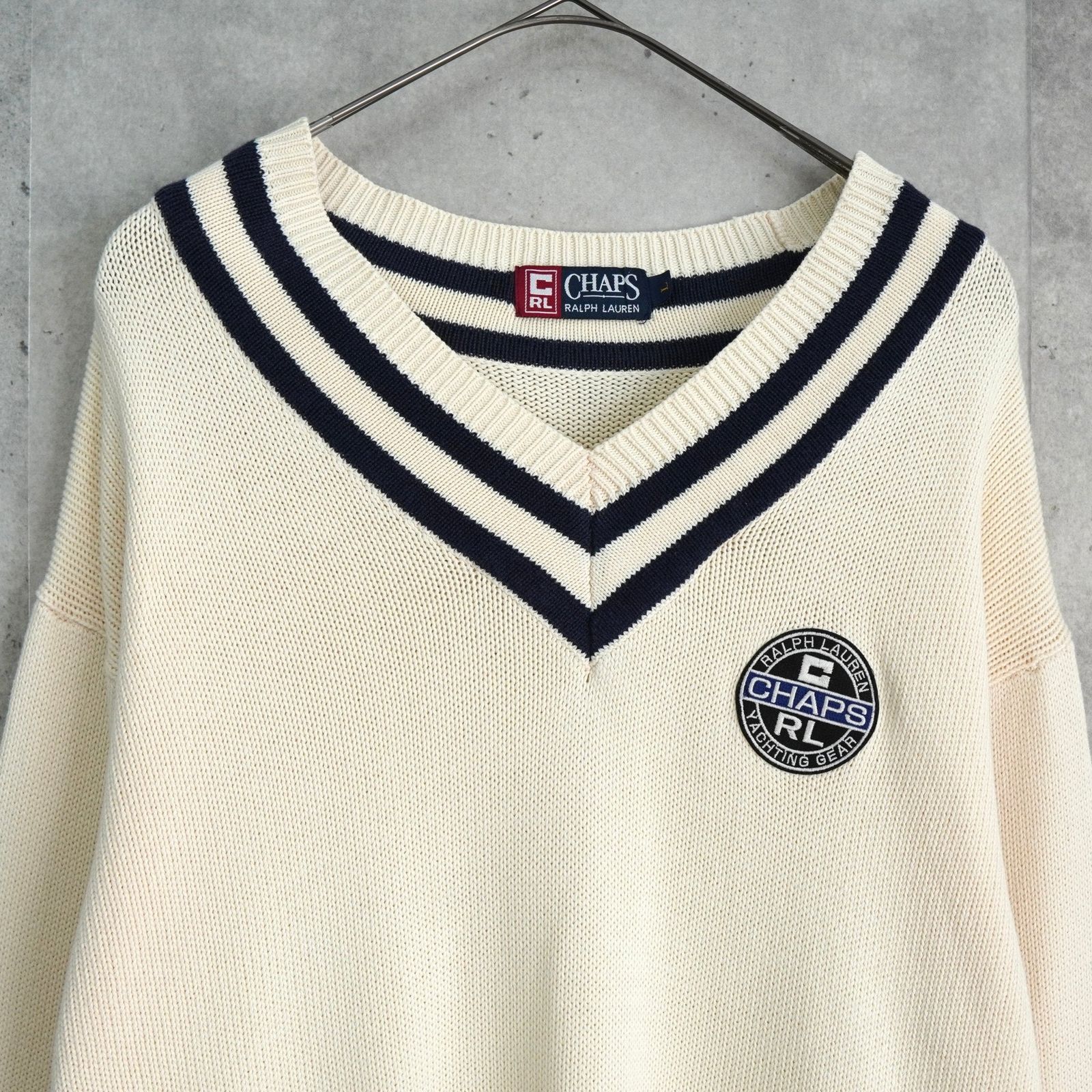 チャップス ラルフローレン チルデンニット アイボリー - メルカリ