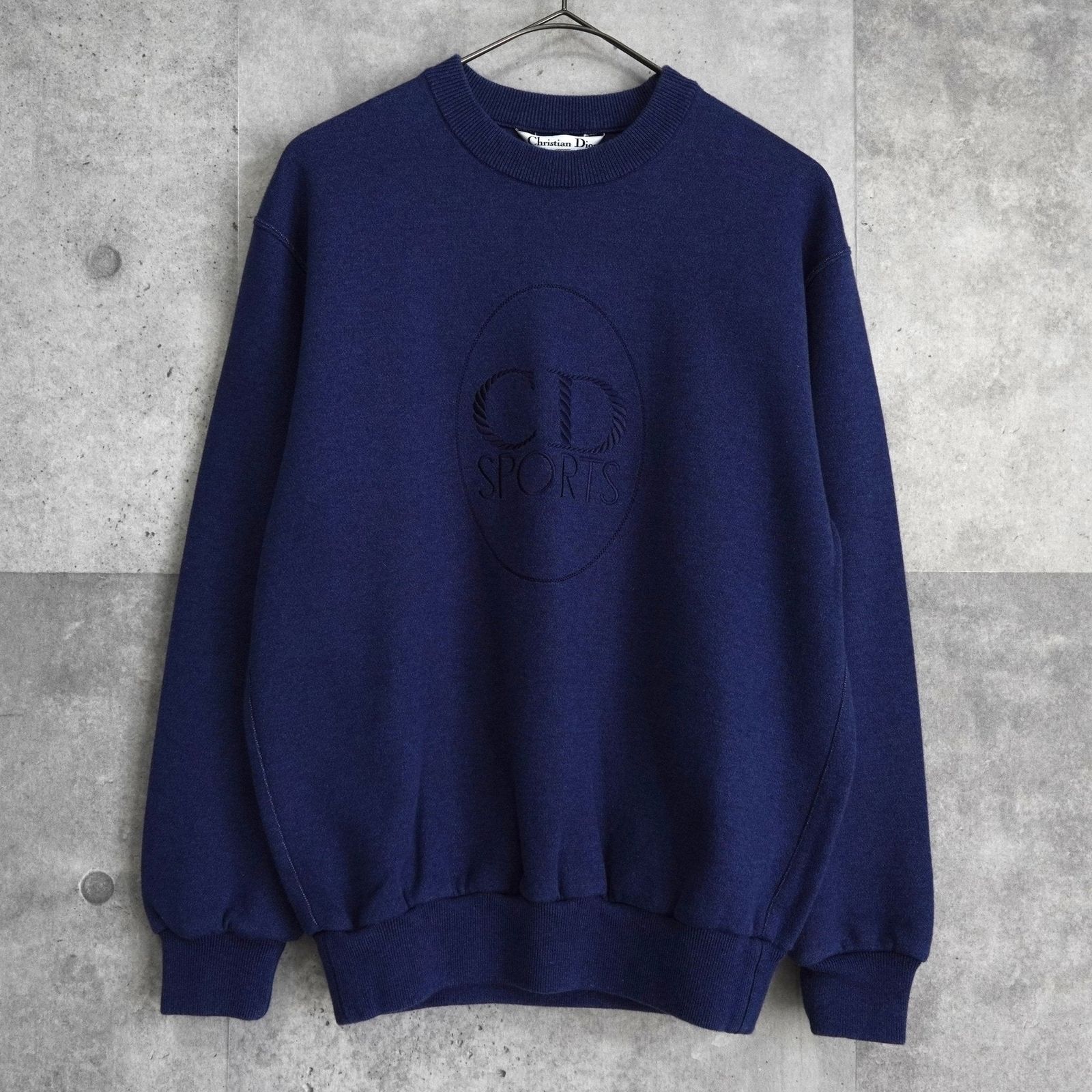 クリスチャン ディオール ヴィンテージ CD SPORTS ニット ネイビー