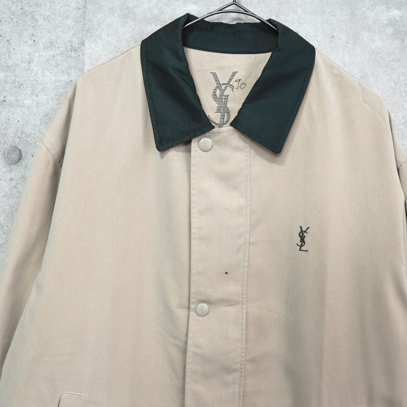 Yves Saint Laurent 黒ジャケット ベージュ襟 楽天市場】イヴ・サンローラン（コート・ジャケット｜メンズ