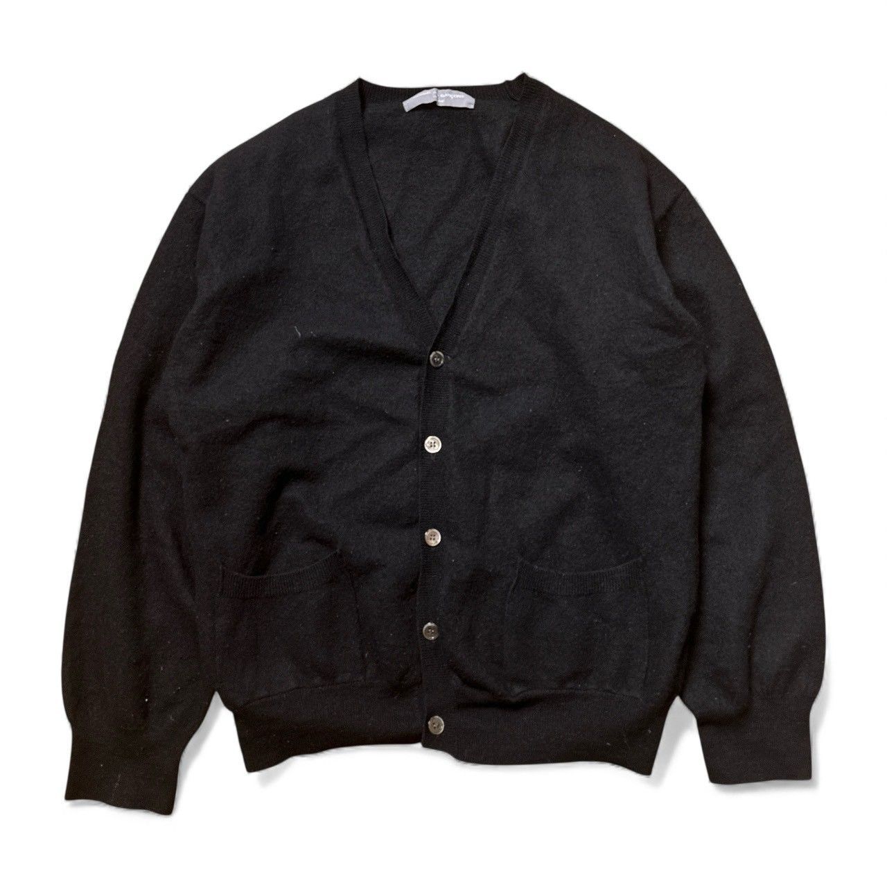 COMME des GARCONS HOMME 00s HH-N005 AD2002 milled wool Cardigan