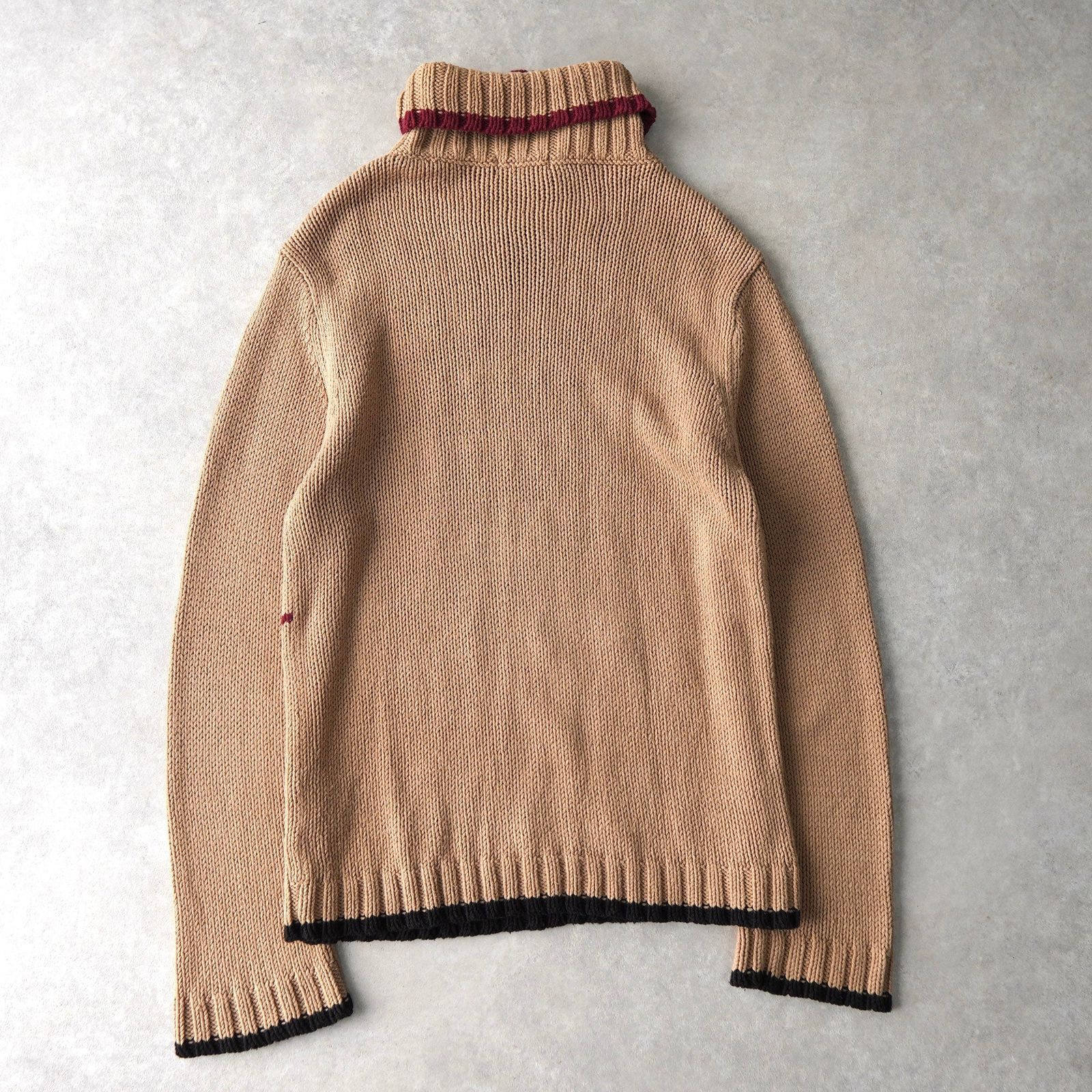 BURBERRY BLACK LABEL タートルネック ニット ノバチェック BURBERRY BLACK LABEL（バーバリーブラックレーベル） 良品 メガ