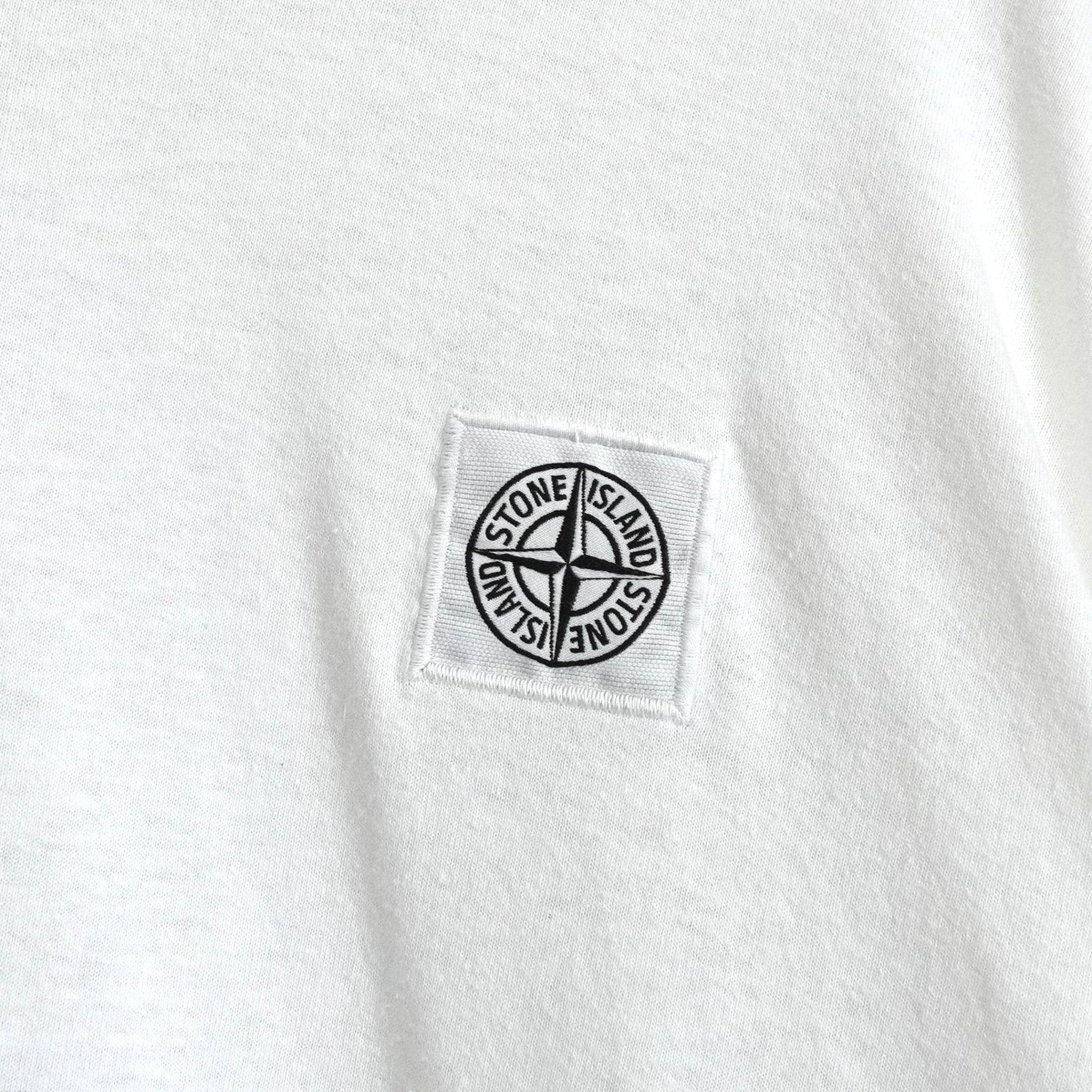 ストーンアイランド コンパスロゴ ロンT ホワイト - メルカリ