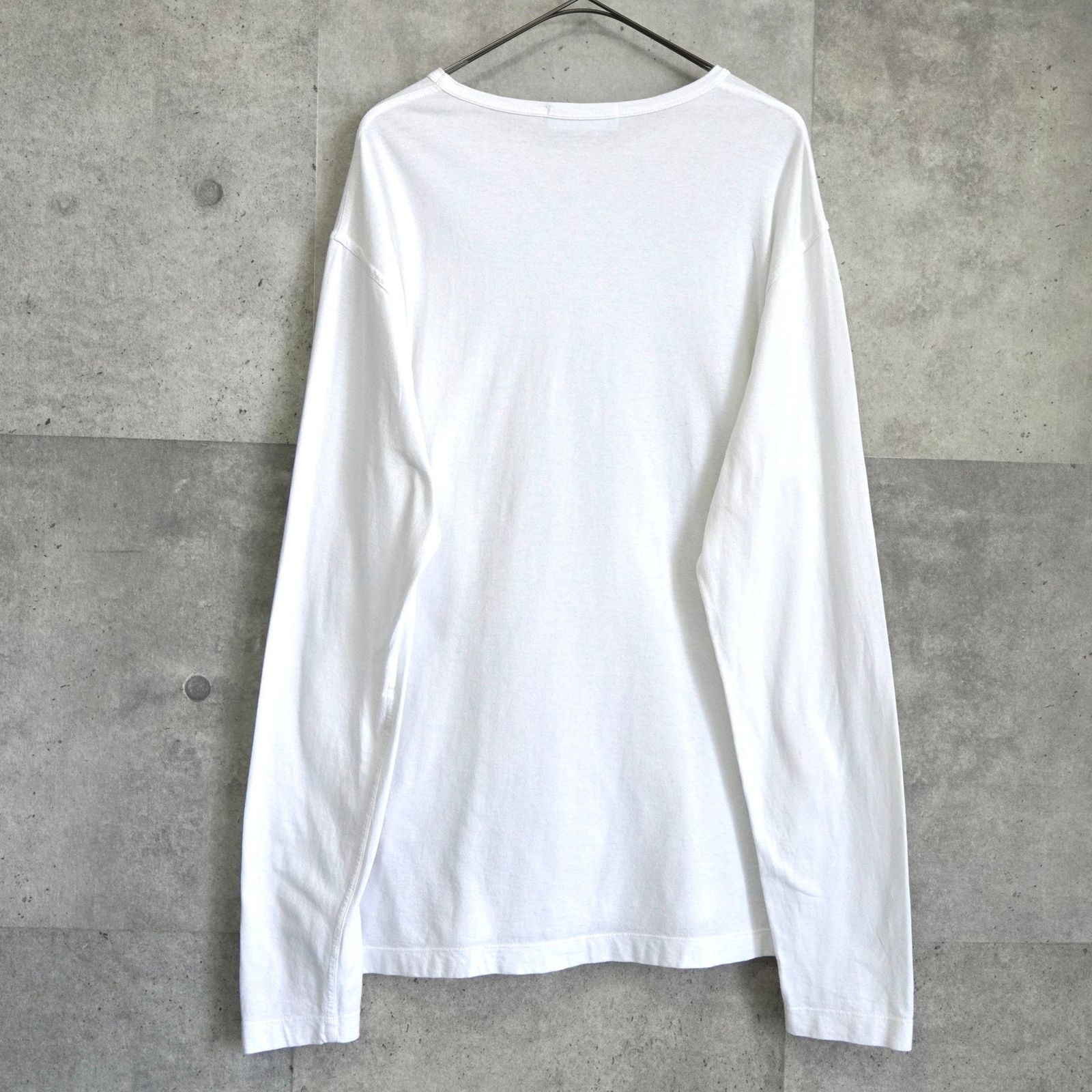 『STONE 』　ロンT 　コンパスロゴ　希少　ホワイト　【XL】 ストーンアイランド コンパスロゴ ロンT ホワイト - メルカリ