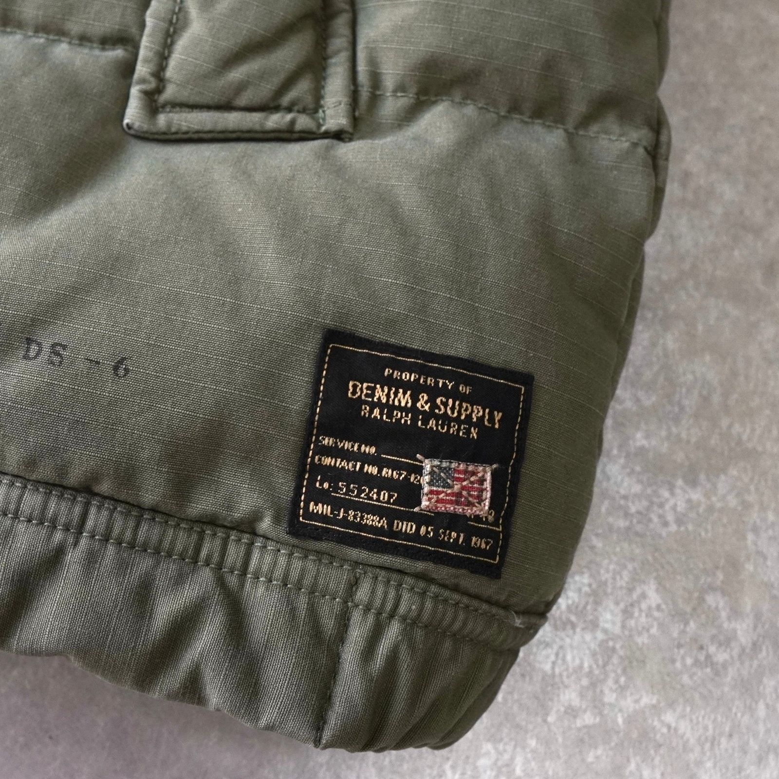 ポロ デニムアンドサプライ ラルフローレン 最高 ロゴ ダウンベスト