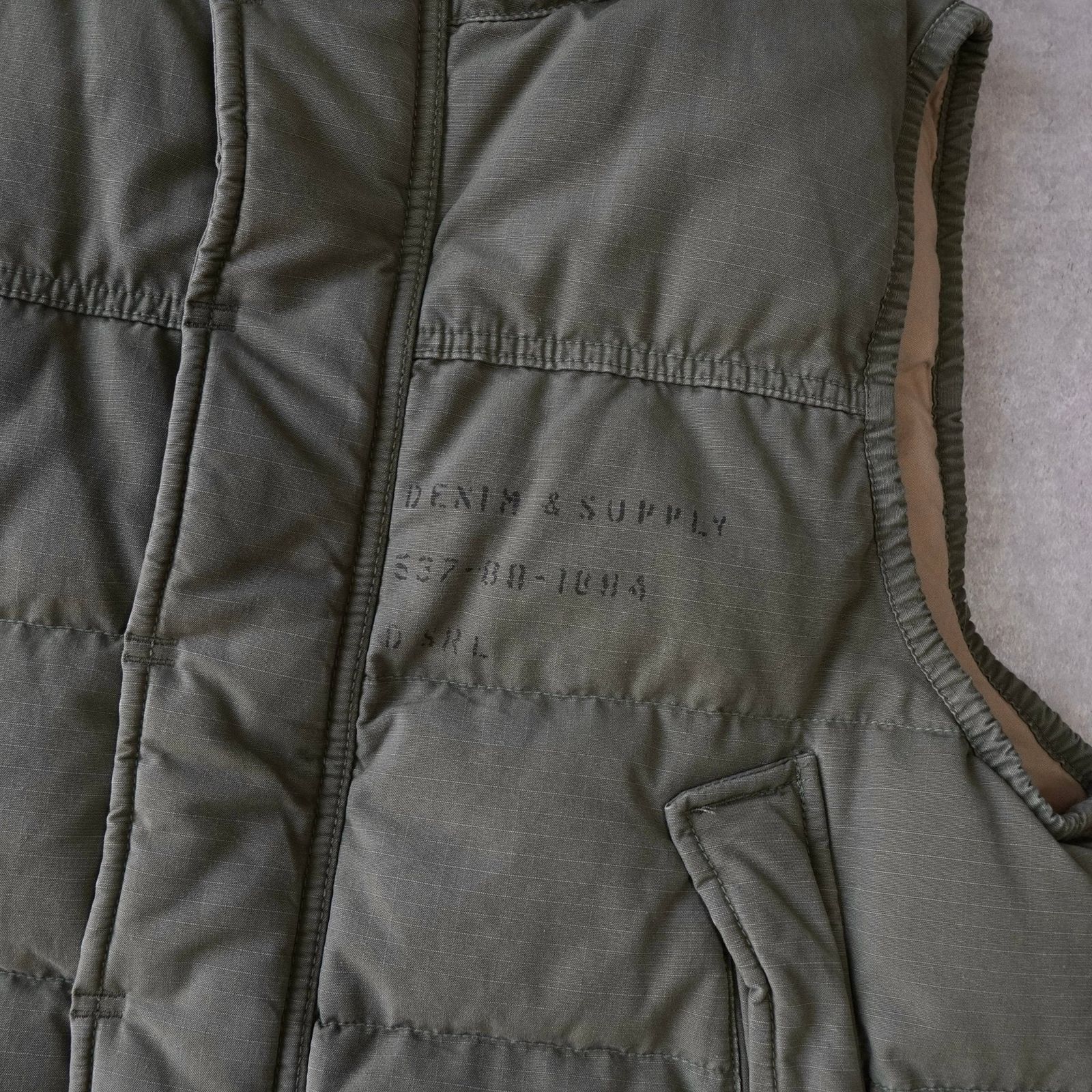 ポロラルフローレン　ダウンベスト　極美品　カーキ　ワンポイントロゴ　3XL 中古・古着通販】POLO RALPH LAUREN (ポロ・ラルフローレン) ダウン