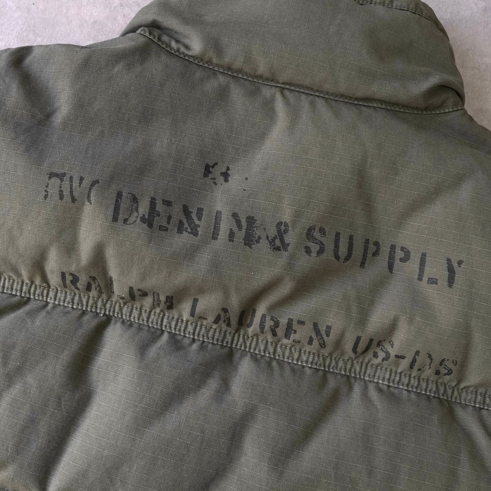 ポロラルフローレン　ダウンベスト　極美品　カーキ　ワンポイントロゴ　3XL 中古・古着通販】POLO RALPH LAUREN (ポロ・ラルフローレン) 90s