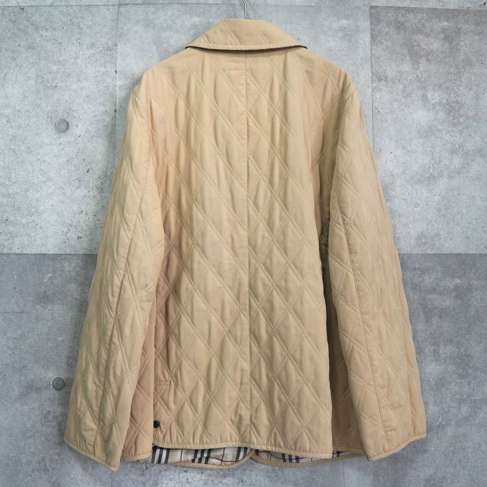 バーバリー キルティングジャケット ベージュ
