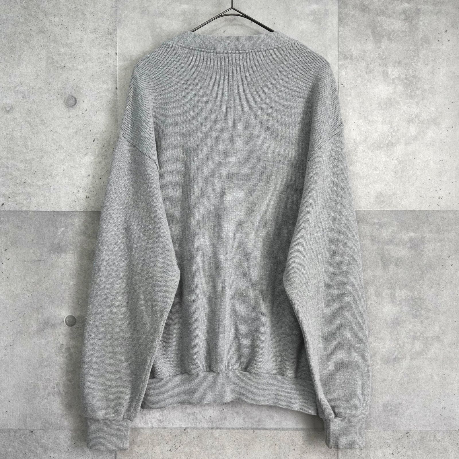 シュミーズ ラコステ ヴィンテージ エンブレムロゴ カーディガン グレー