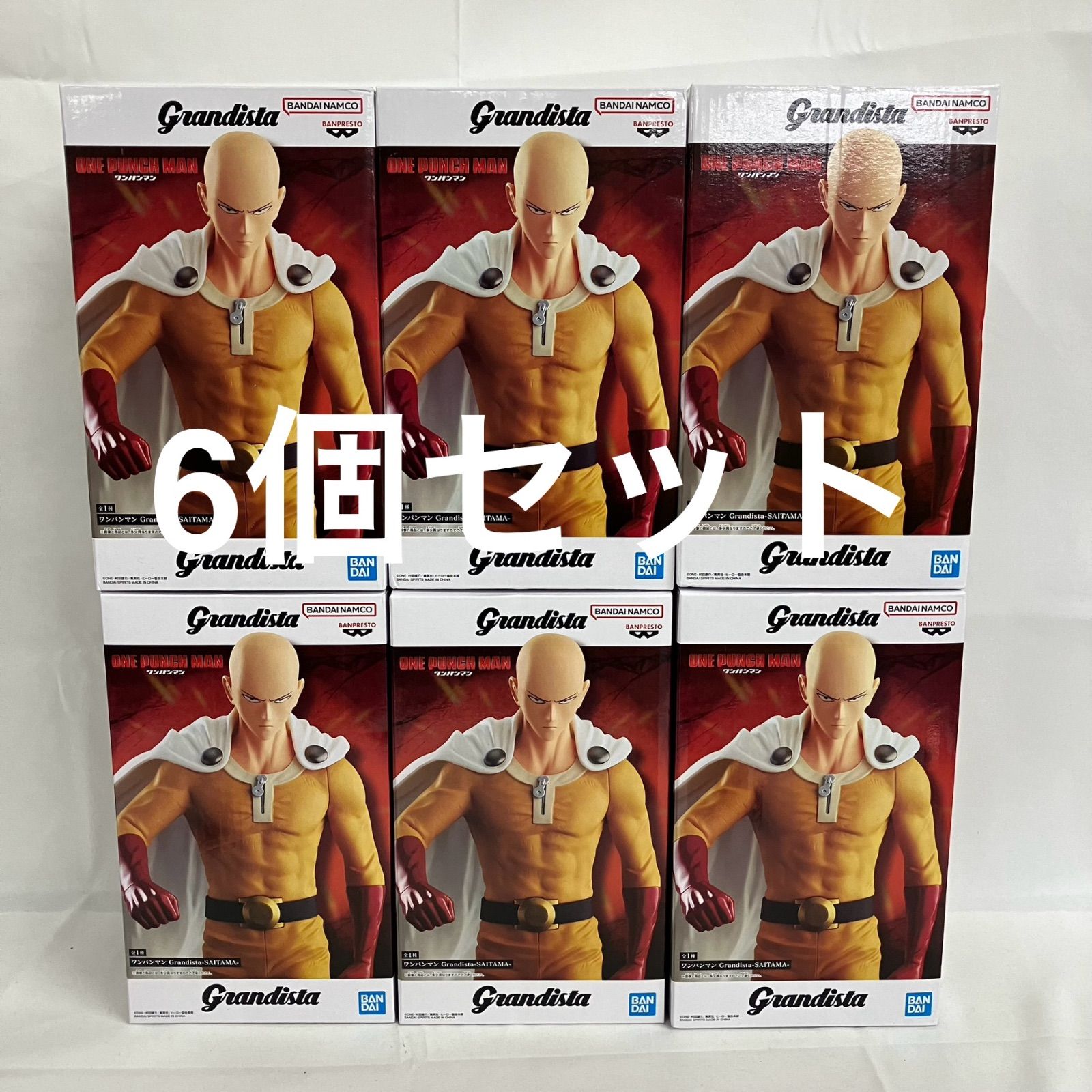未開封 ワンパンマン Grandista サイタマ フィギュア 6個セット SFJ219