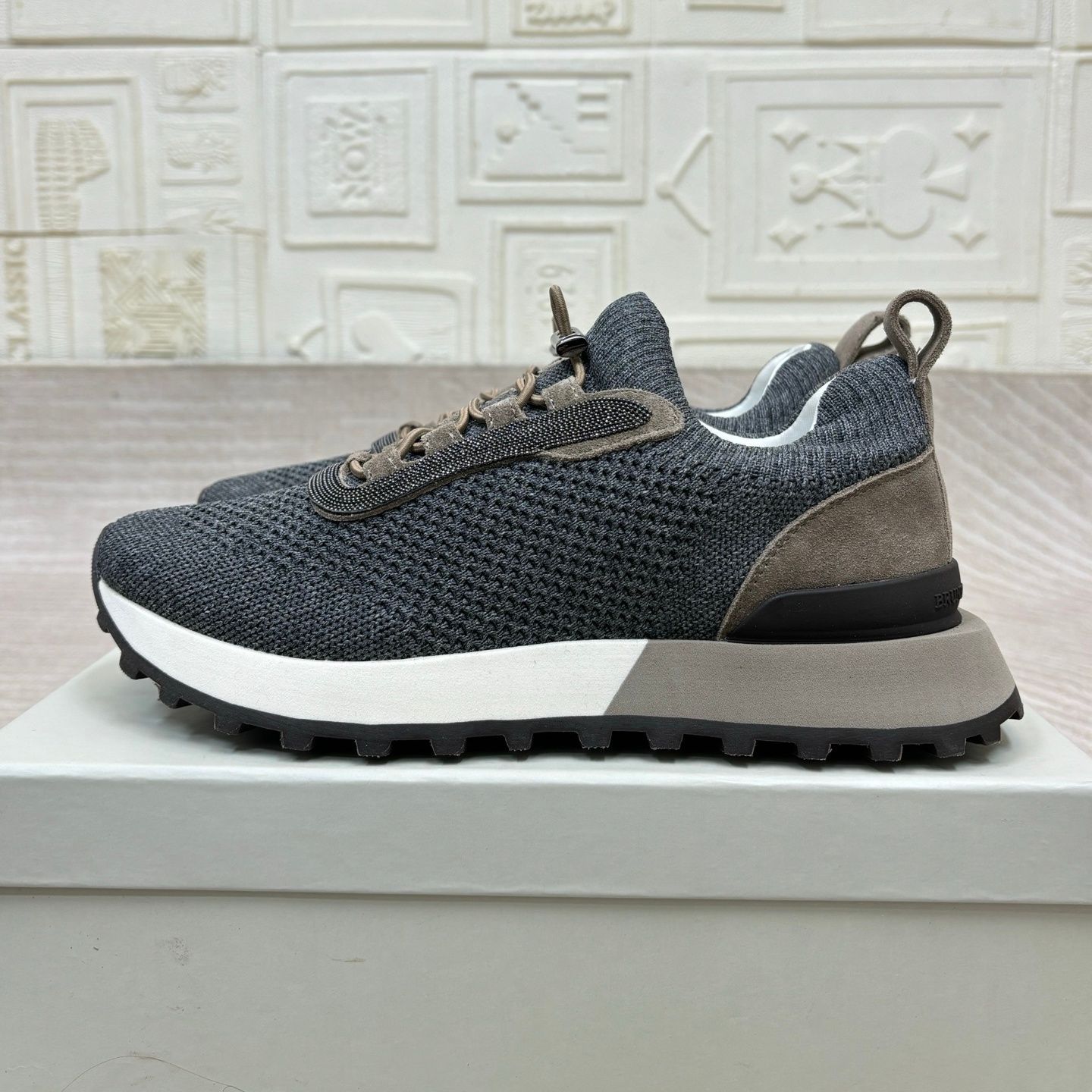 グレー22.5~24.5cm【送料無料】ブルネロクチネリ☆ レディース