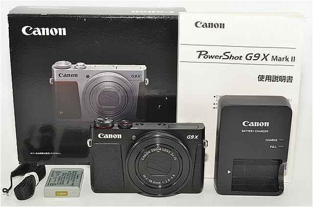 446 Canon コンパクトデジタルカメラ PowerShot G9 X Mark II ブラック PSG9XMARKIIBK