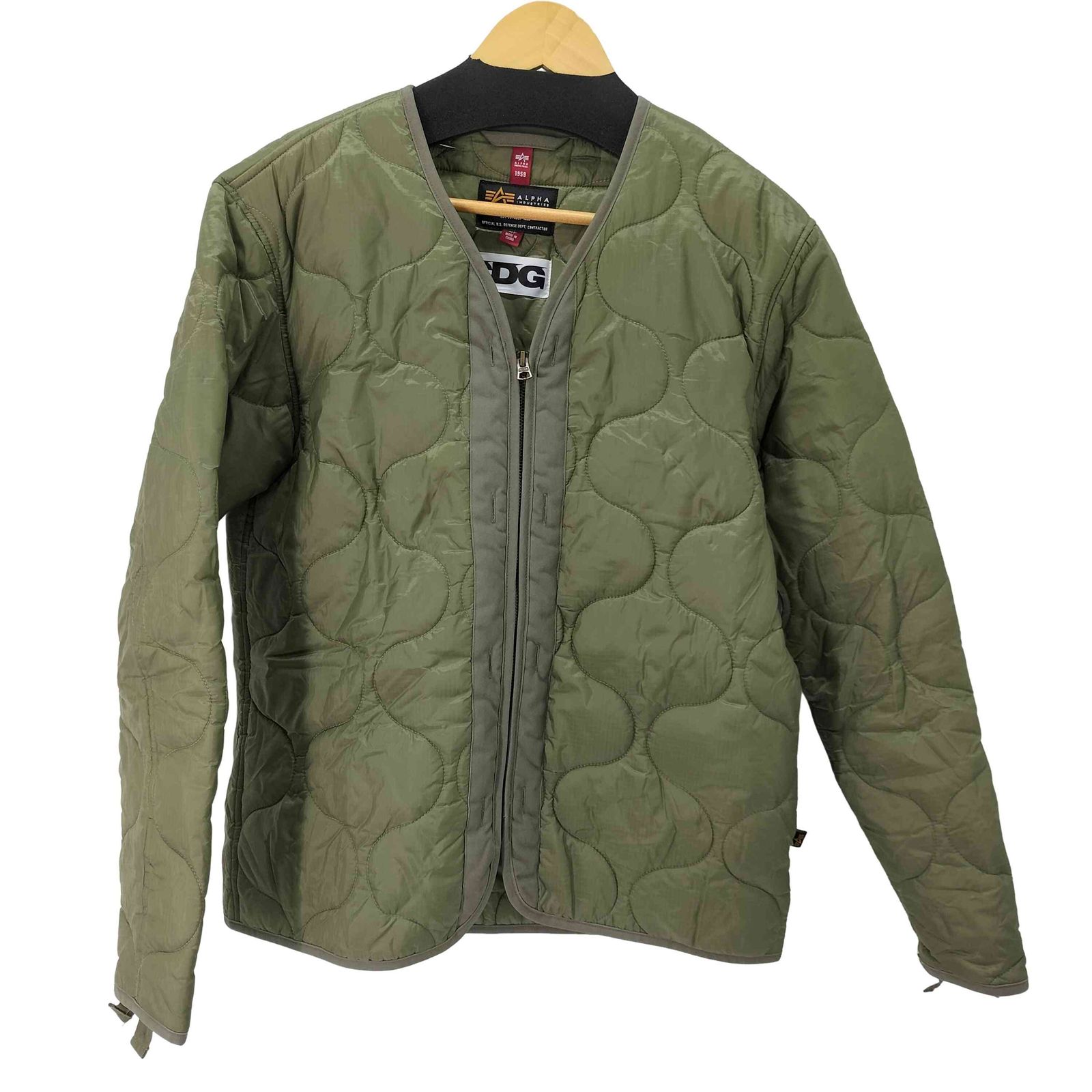 シーディージーコムデギャルソン CDG COMME des GARCONS バックロゴプリント キルティングジャケット メンズ JPN S