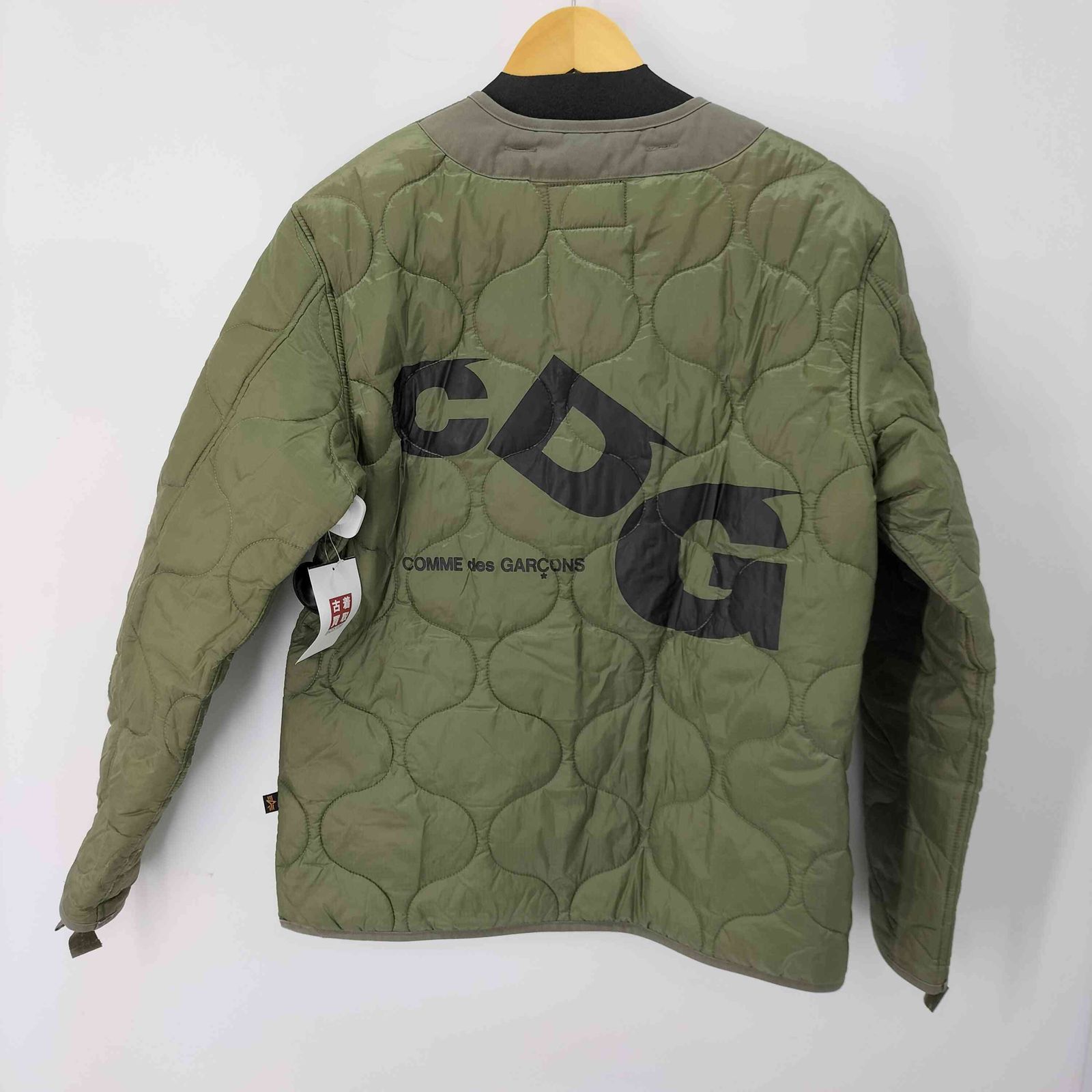 シーディージーコムデギャルソン CDG COMME des GARCONS バックロゴプリント キルティングジャケット メンズ JPN S
