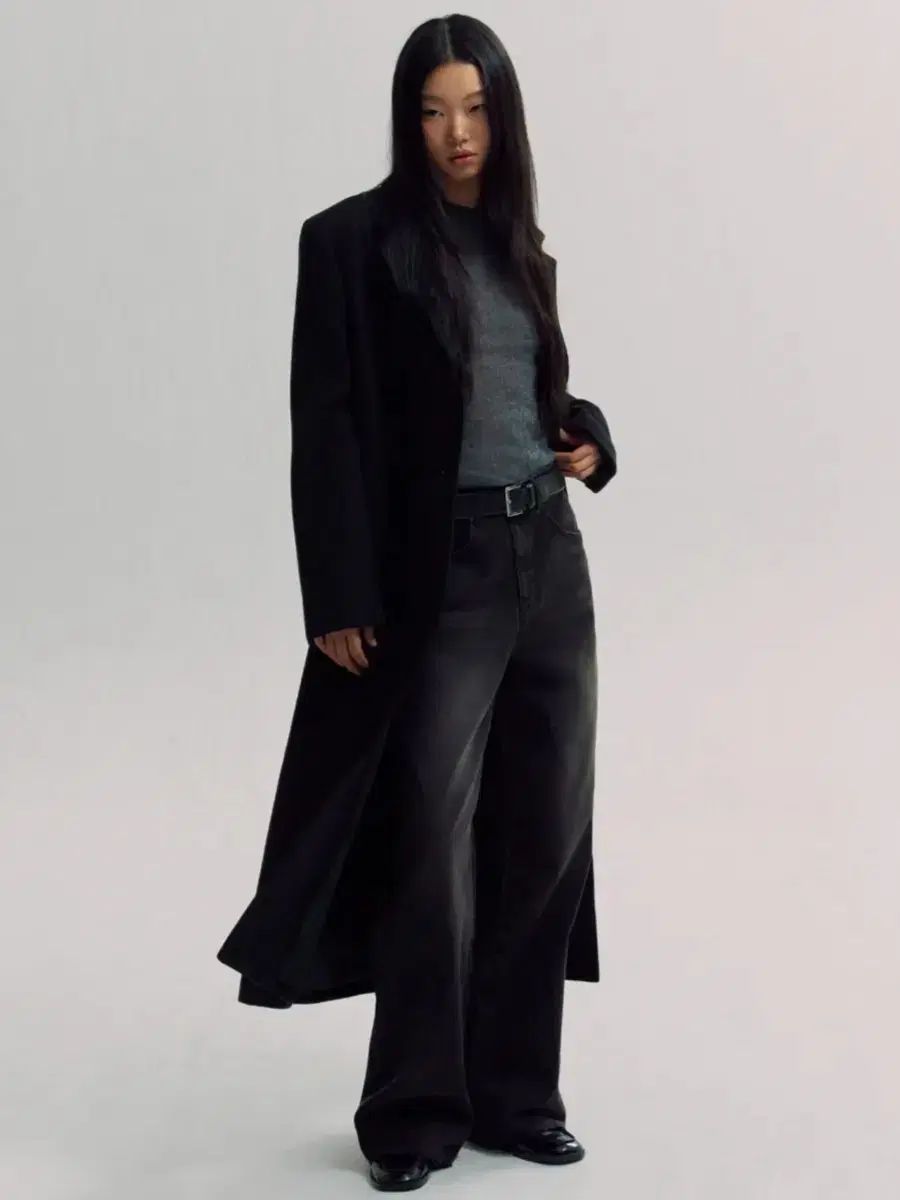 musinsa standard ムシンサ ウィメンズ カシミア ブレンド タイディ マキシ コート