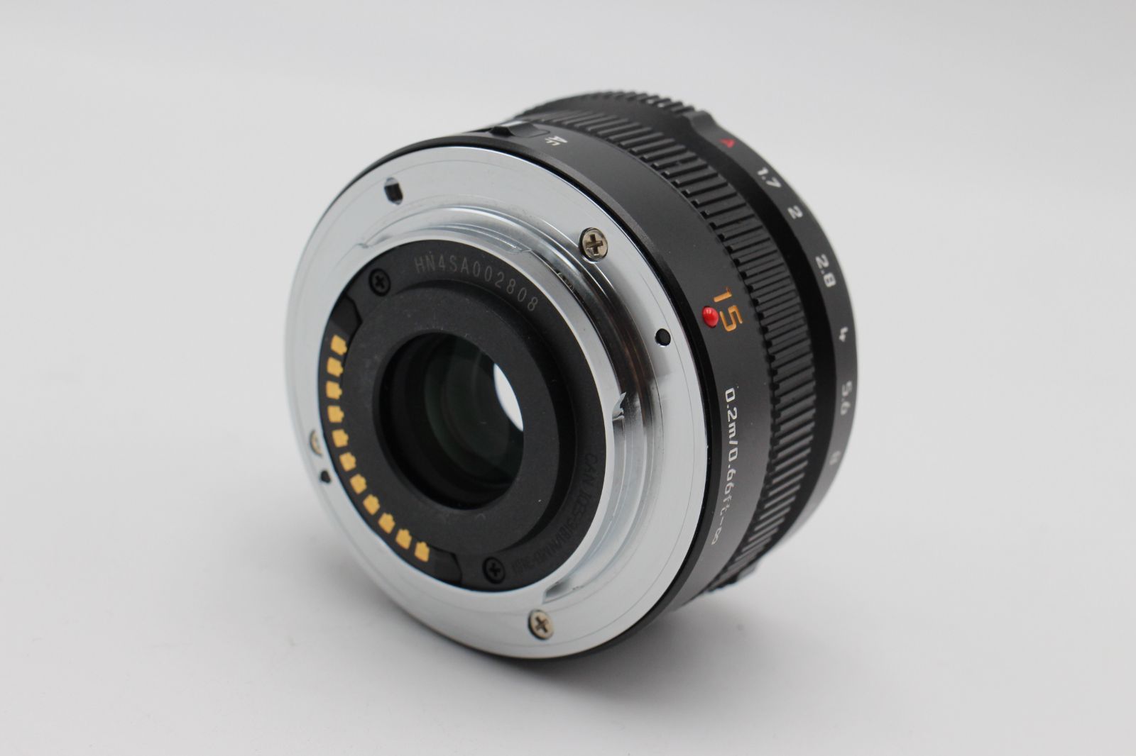 良上品 パナソニック Panasonic LUMIX LEICA DG SUMMILUX 15mm F1.7 ASPH. H-X015 9965