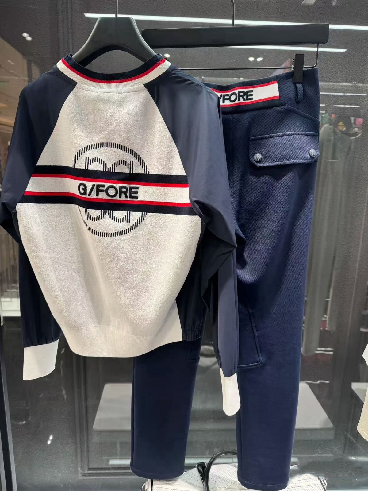 レディースゴルフLook G FORE Vネック ニット Tシャツ