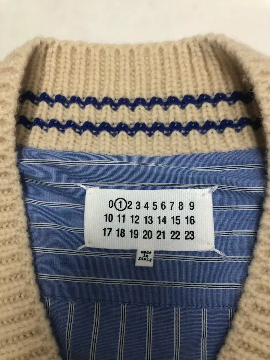 メゾンマルジェラ ケーブルニット it40 アイボリー