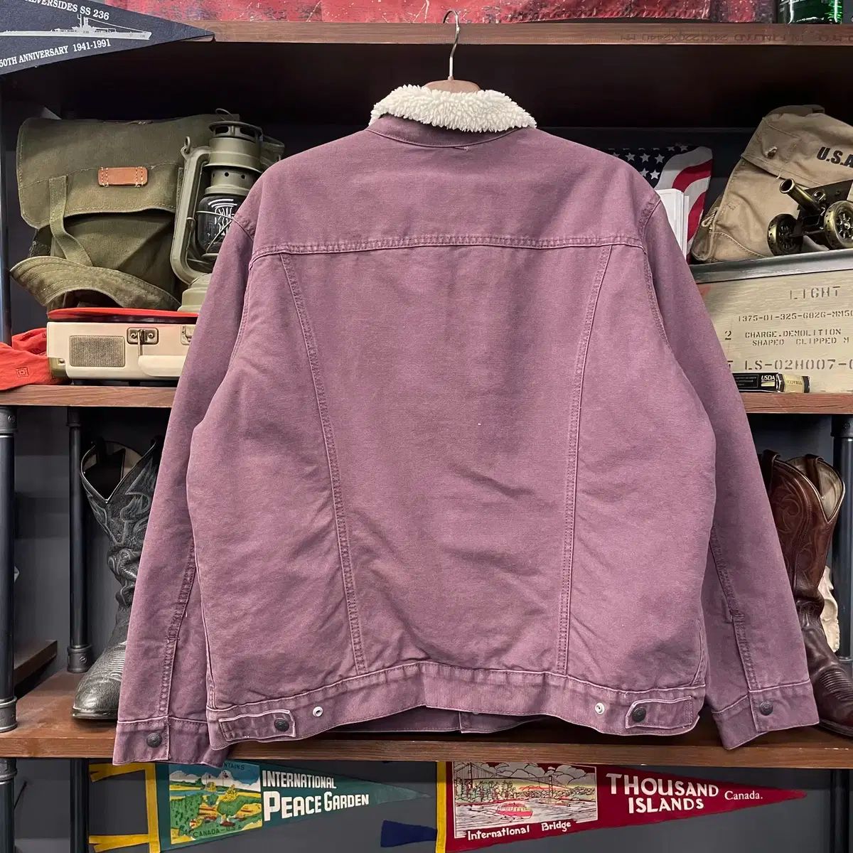 リーバイス タイプ2シェルパデニムトラッカージャケット