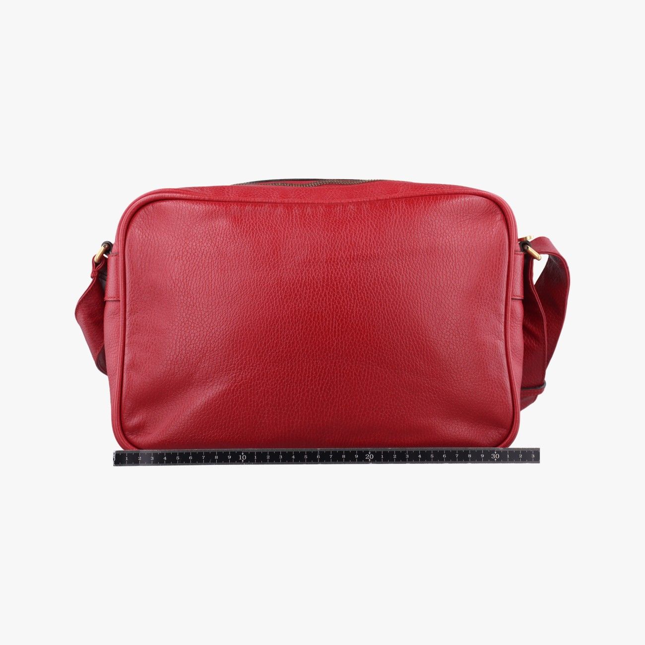 グッチGucciプリントメッセンジャー レッド レザー 523589 I0124889769